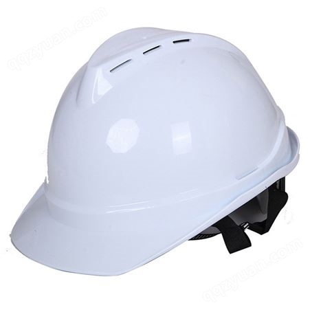 汛辰ABS加厚防砸安 全帽 V型带透气孔防护帽 建筑防护头盔