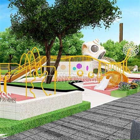 无动力主题公园规划设计 公园儿童游乐设备厂家定做 无动力乐园网红组合滑梯