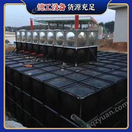 德工设备 青岛地埋式箱泵一体化供水设备 板材装配式消防养殖水箱