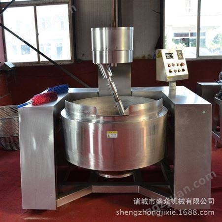 熟食加工设备蒸煮锅 立式可倾电加热蒸汽夹层锅 多功能电炒锅