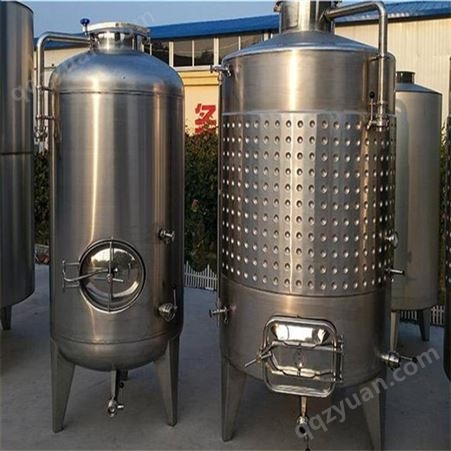 厂家供应鸿运达5吨米酒发酵设备 水带降温发酵罐 米勒板 自动控温不锈钢发酵罐