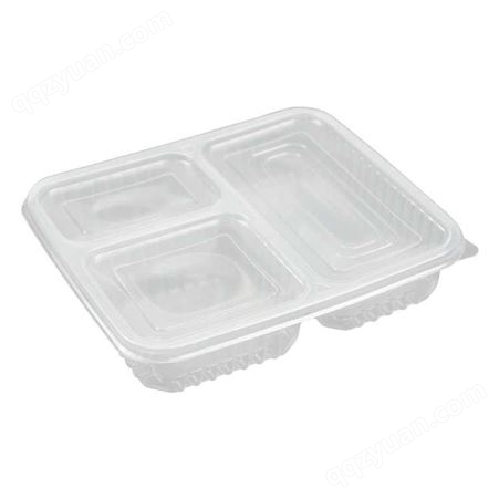 厂家定制批发一次性餐盒外卖打包盒三格饭盒多格快餐盒一次性饭盒