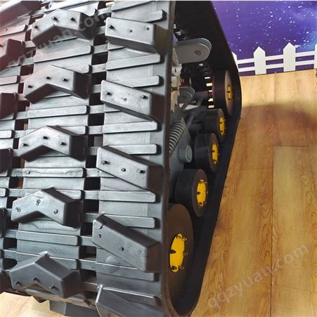 特种橡胶履带移动平台橡胶履带轮防脱NRSBR橡胶履带总成