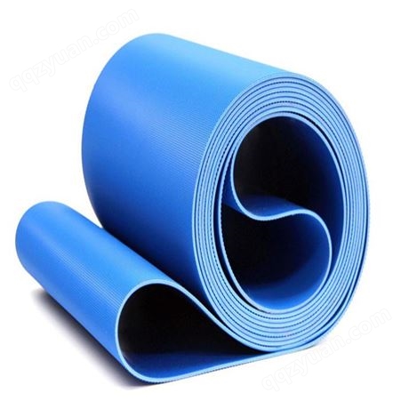 安耐绿色蓝色PVC输送带 供应厂家定制出售工业使用 装货大倾角波纹挡边输送带 大量销售