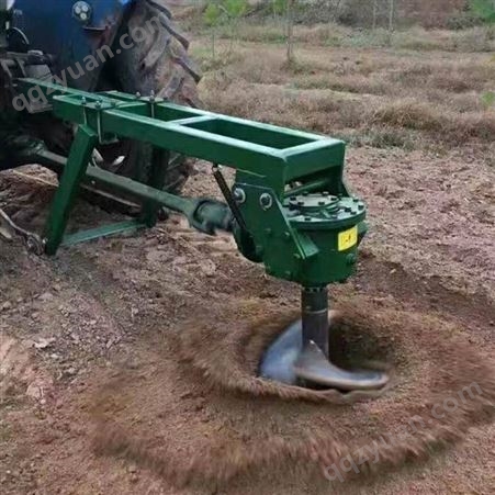 农用挖坑机 拖拉机带螺旋打坑机 园林种树立柱 沙土地打孔机