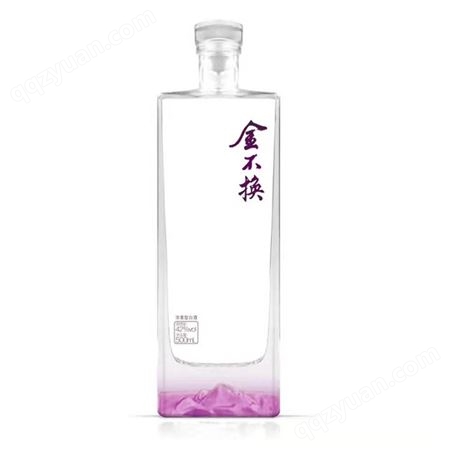 酒瓶价格 白酒瓶现货 可定制玻璃酒瓶 晶白料酒瓶厂家 玻璃酒瓶