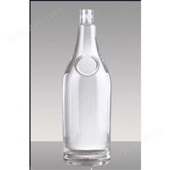 喷涂瓶 晶白烤花透明玻璃瓶 500ml酒瓶 真金烤字 UV银盖 郓城厂家定制 玻璃酒瓶