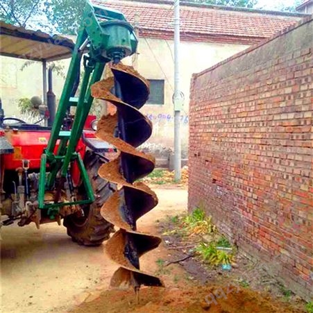 厂家现货批发植树挖坑机 拖拉机带螺旋钻头打眼机树穴机 价格便宜