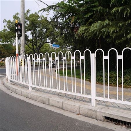 道路隔离市政护栏 城市道路交通防撞栏 尚玖丝网供应