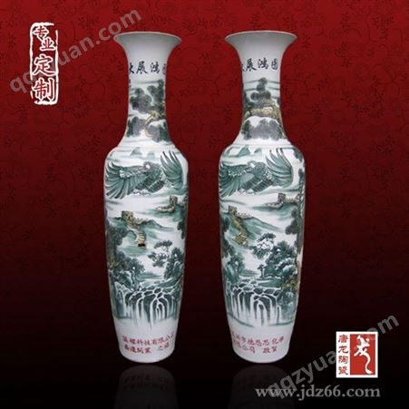 商务礼品厂家，景德镇陶瓷厂家供应陶瓷大花瓶，商务馈赠礼品陶瓷大花瓶