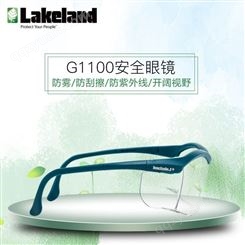 雷克兰Lakeland护目镜G1100防尘防风镜 防紫外线 防护眼镜 防雾