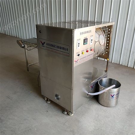 自动成型烤鸭饼机 全自动圆形烤鸭饼生产设备 名诺工业
