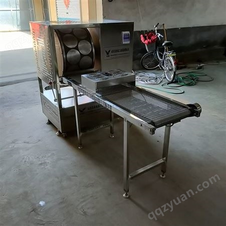 自动成型烤鸭饼机 全自动圆形烤鸭饼生产设备 名诺工业