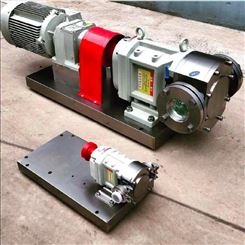 驰通厂家生产LX3A型凸轮转子泵 食品流体转子泵三叶不锈钢转子泵食品泵