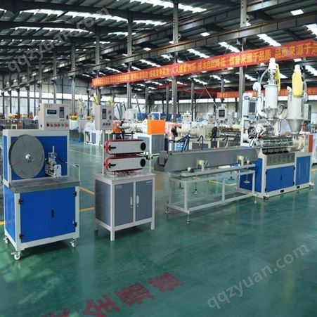 河北旭朗机械厂家 生产供应 pvc透明条挤出机生产线 80型塑料挤出机设备