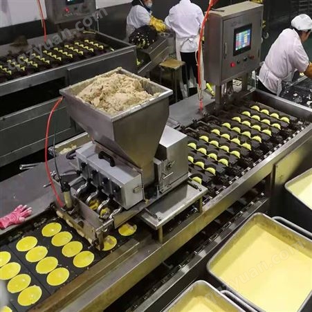 全自动蛋饺生产线供货商  自动控温  食品厂不锈钢蛋饺机