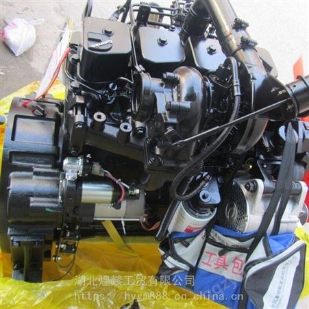 现代挖机R130-5发动机东风康明斯4BT3.9 82KW/2200转柴油发动机