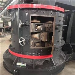 郑州科农 复合立轴破碎机价格 时产100吨立式石料复合破打砂细碎机生产线全套设备
