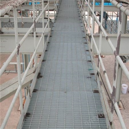 拓疆 机器压焊 复合钢栅板 重荷载 钢结构平台钢格板 锯齿型