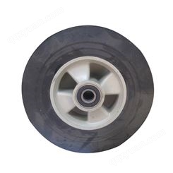 保定橡胶轮实心轮规格实心轮价格10寸实心轮手推车橡胶轮
