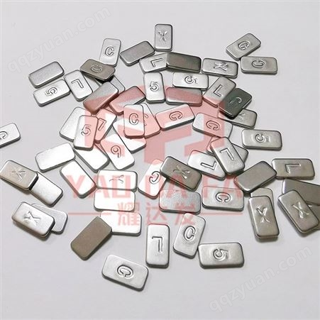 供应加密币种子备份钱包 材质不锈钢组合带字母可配套使用加工