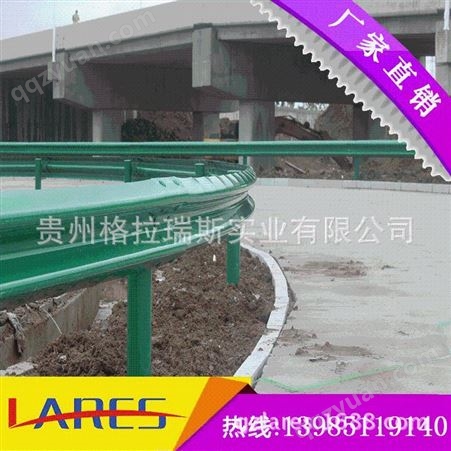 贵州黔西南兴义县双波高速护栏板-W型热镀锌喷塑双波防撞护栏