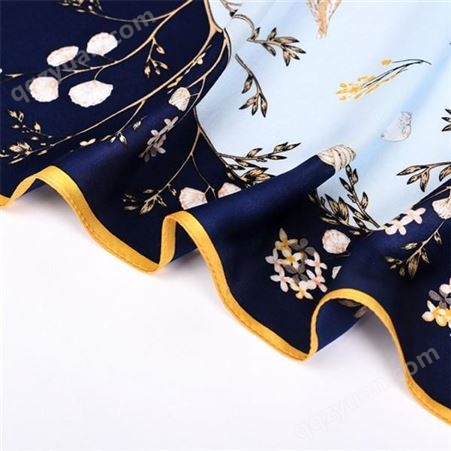 真丝丝巾 桑蚕丝巾 支持定制 和林服饰