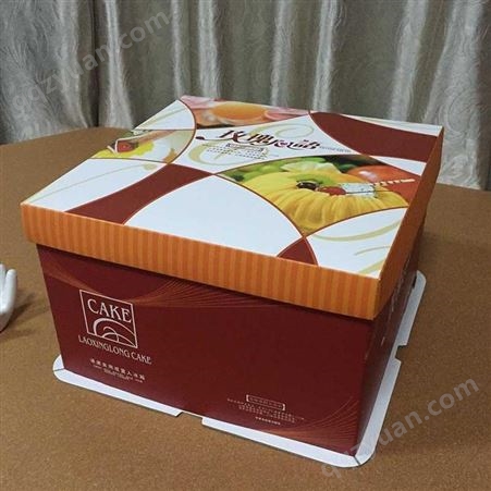 合肥 纸质蛋糕盒 烘焙食品包装小蛋糕盒 白卡手提蛋糕盒 向尚包装
