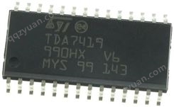 ST/意法半导体 集成电路、处理器、微控制器 TDA7419 音频 DSP 4 Bａnd Car Audio Processor 8-10V
