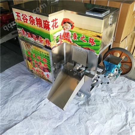 车载汽油玉米膨化机 双机头膨化机 玉米面粉膨化机