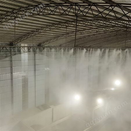 水云间砂石场喷雾降尘治理 高压微雾降尘设备