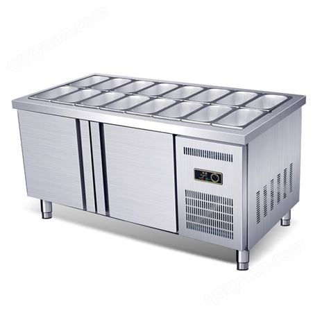 冷藏保鲜沙拉台 低能耗冷藏冷冻保鲜工作台