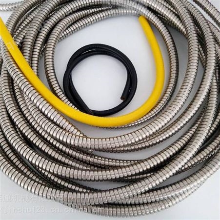福莱通3-150mm不锈钢软管，穿线不锈钢金属软管，防止线缆老化