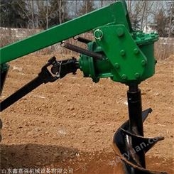 果树挖孔机 拖拉机树坑机钻孔机 定制种树机械