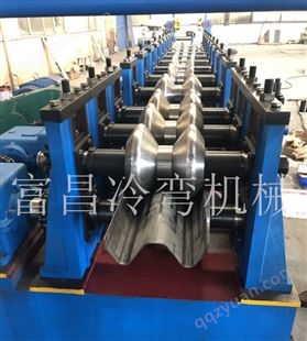 江阴富昌 公路二波护栏板生产线 公路双波护栏板成型机械 30年经验