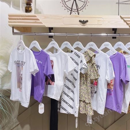 2021邦尼熊尾货断码T恤夏 童装网店加盟 儿童品牌服装排名