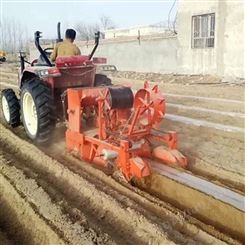起垄器生产厂家芋头红薯种植机地瓜打梗施肥机覆膜机