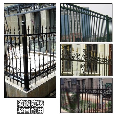 铝艺围墙护栏铝合金围栏别墅庭院栅栏锌钢铁艺阳台花园户外栏杆