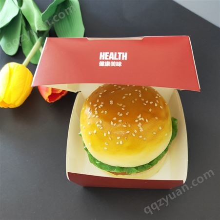 免折汉堡盒 韩式手提炸鸡盒 薯条打包盒 防油纸袋船盒