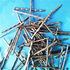 混凝土铣削型剪切型钢丝压棱型钢纤维 日煜批量生产供应