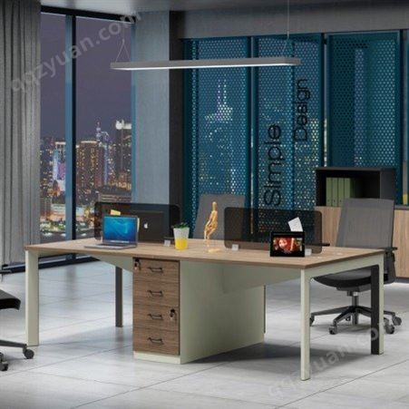 柜都家具南京办公桌椅组合 简约现代职员桌  办公屏风位员工桌定制2-4