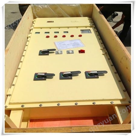 粉尘PLC防爆配电柜 带变频器防爆控制柜 户外防雨防护等级IP65