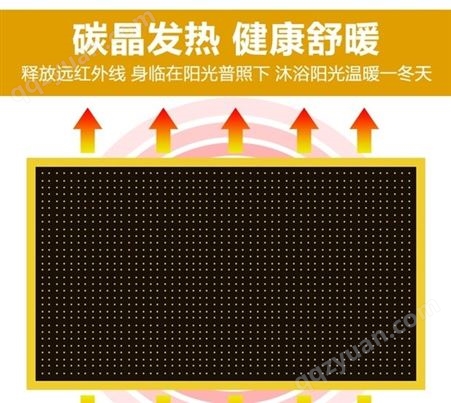 祝融定制 碳晶墙暖画 节能碳晶电热板 环保型电暖画500W