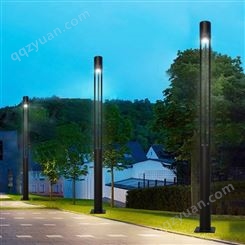 厂家批发 简约LED庭院灯 铝型材圆柱体 别墅道路