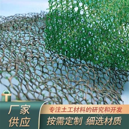 塑料三维植被网用于株洲当地公路边坡绿化型号EM3诺联现货
