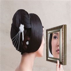 厂家创意方形小镜子 欧式古典化妆镜 单面梳妆镜子 摆台挂式