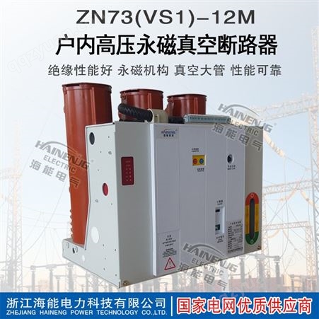 ZN73-12M/630-20户内高压真空断路器 ZN73-12M固定式(VS1永磁手车式)