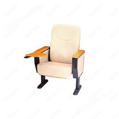 广东排椅厂家定制布艺软包定型海绵带扶手木写字板阶梯教室连排礼堂椅